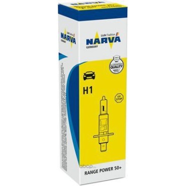 Галогенная Лампа Н 1 12v  55w +50% яркости RANGE POWER NARVA